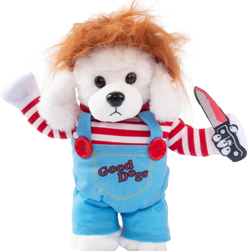Funny Pet Halloween Costume Dress - Polyester