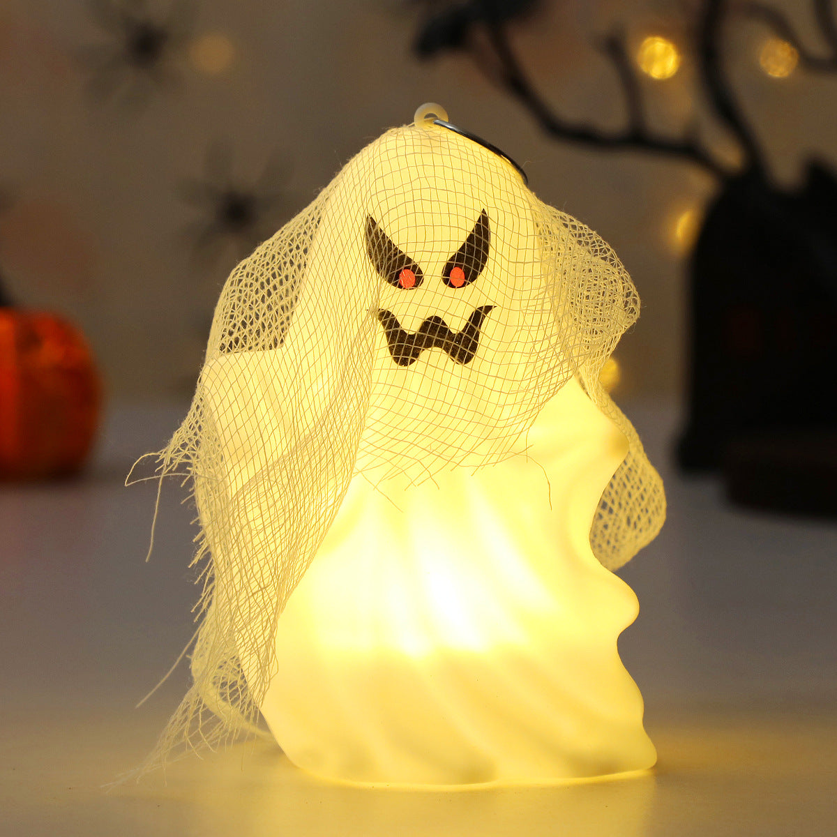 Halloween Portable Pumpkin Lantern - Plastic