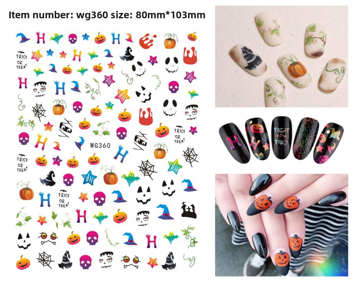 Halloween Nail Stickers - Vinyl