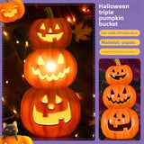 Halloween LED Pumpkin Decorations - Plastic