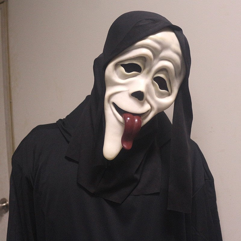 Halloween Latex and Fabric Ghost Mask
