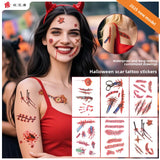 Halloween Fake Scar Tattoo Stickers