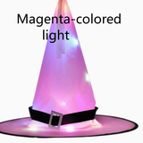 Halloween LED Witch Hat - Cloth