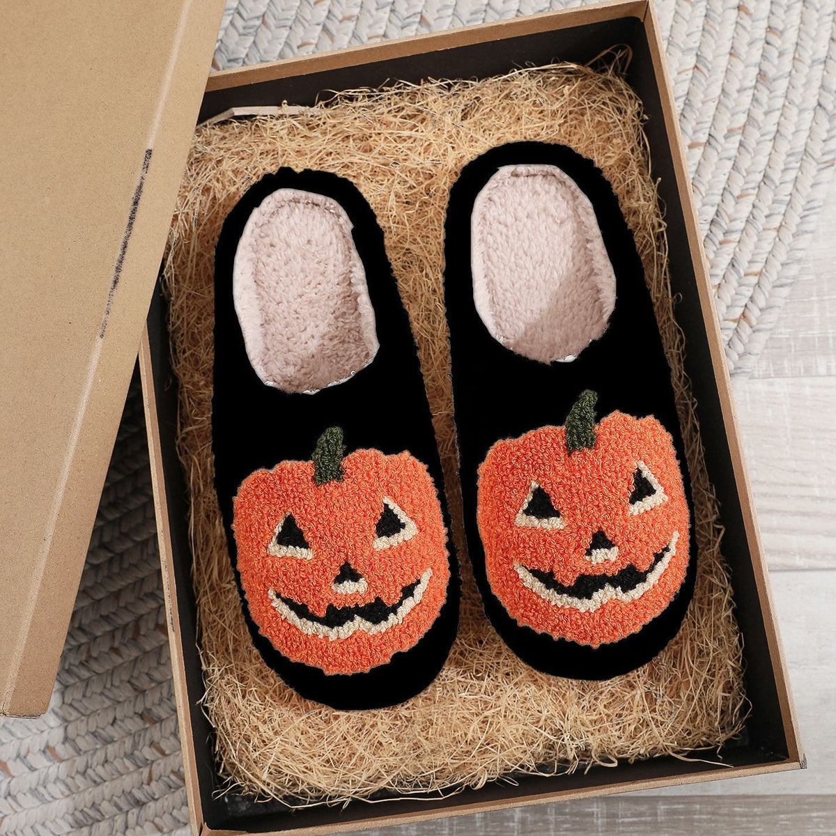 Halloween Plush House Slippers