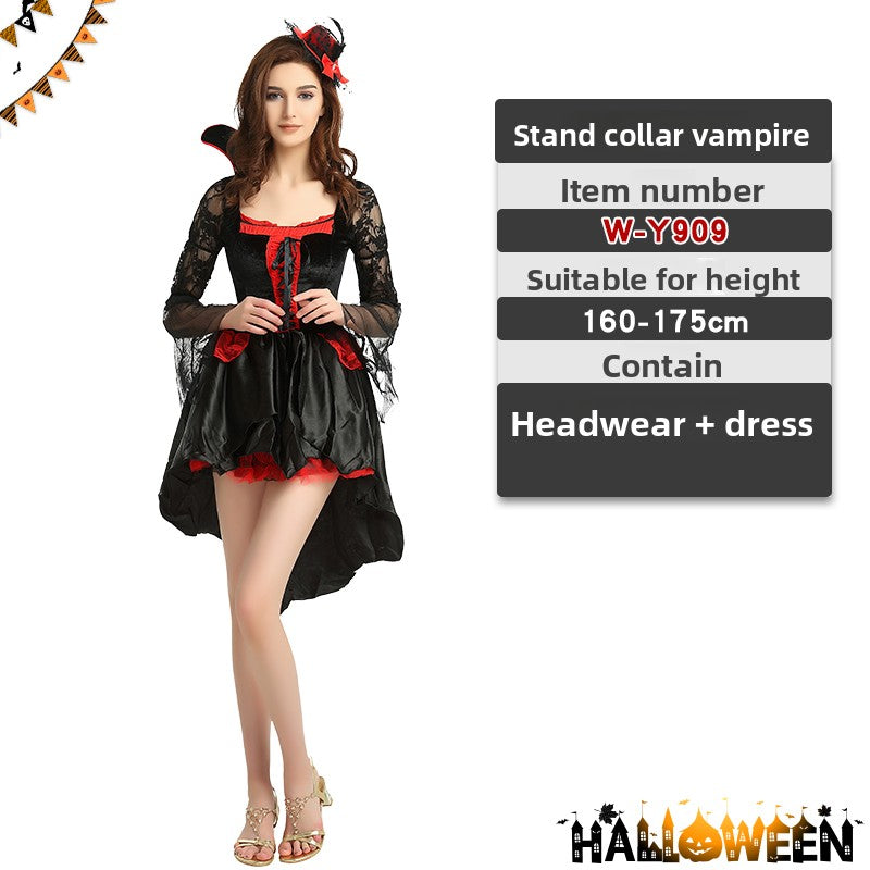 Halloween Witch Costume Dress - Cotton