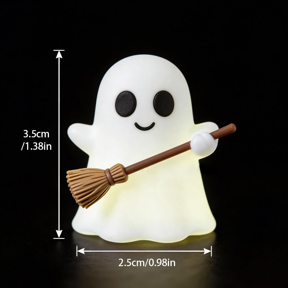 Glowing Halloween Ghost Desktop Ornament - PVC