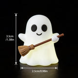 Glowing Halloween Ghost Desktop Ornament - PVC