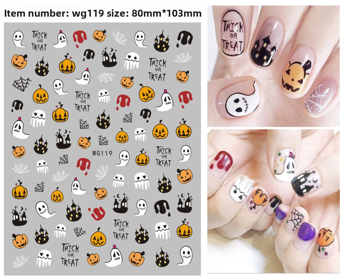Halloween Nail Stickers - Vinyl