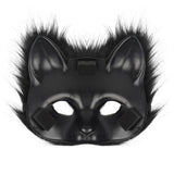 Halloween Plush Animal Cosplay Mask, Gloves and Tail Accessories