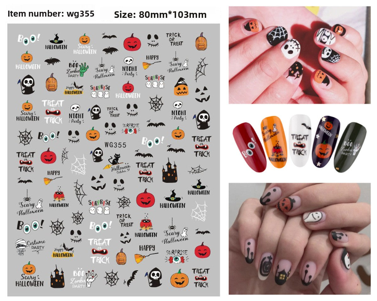 Halloween Nail Stickers - Vinyl