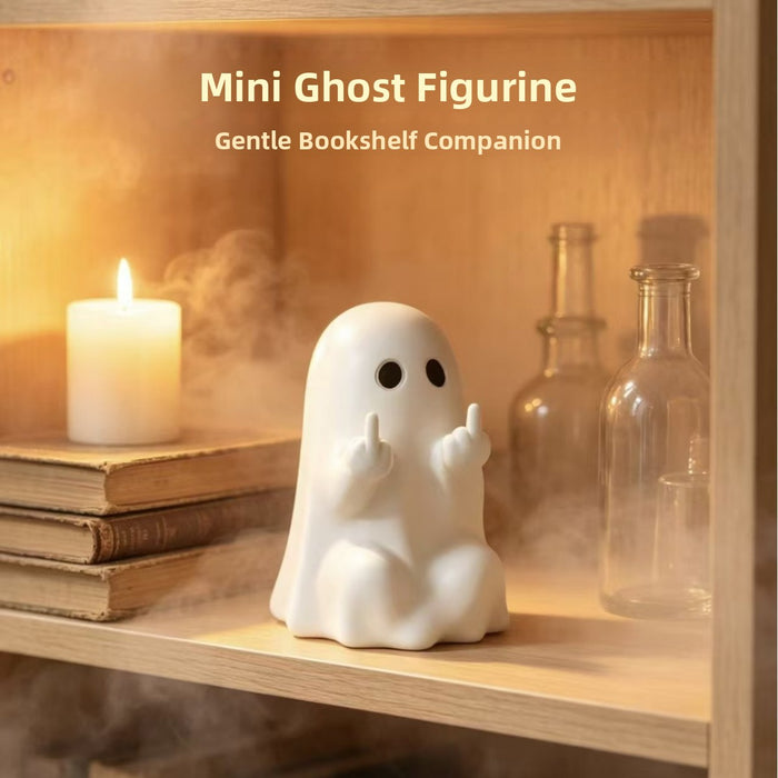 Cartoon Ghost Figurine Halloween Christmas Decor - Resin