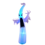 Giant Inflatable Ghost LED Halloween Yard Decoration - Polyester