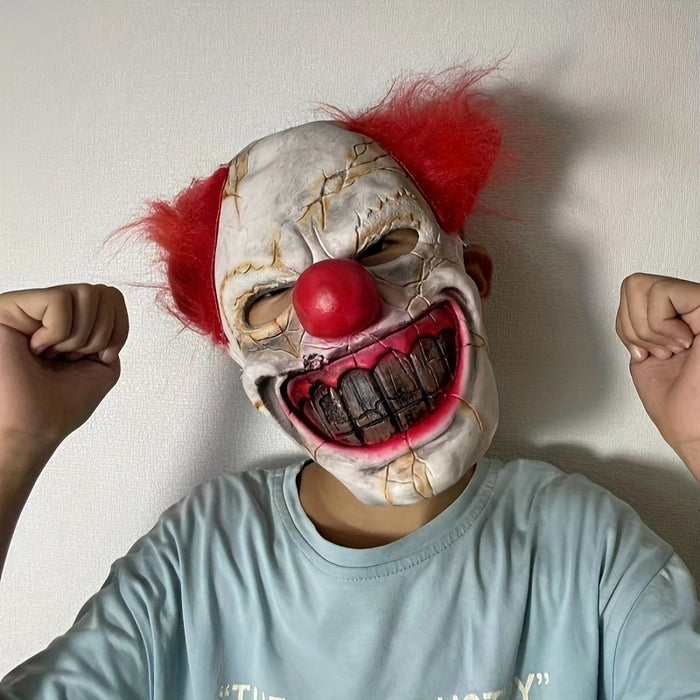 Smiling Clown Devil Halloween Mask
