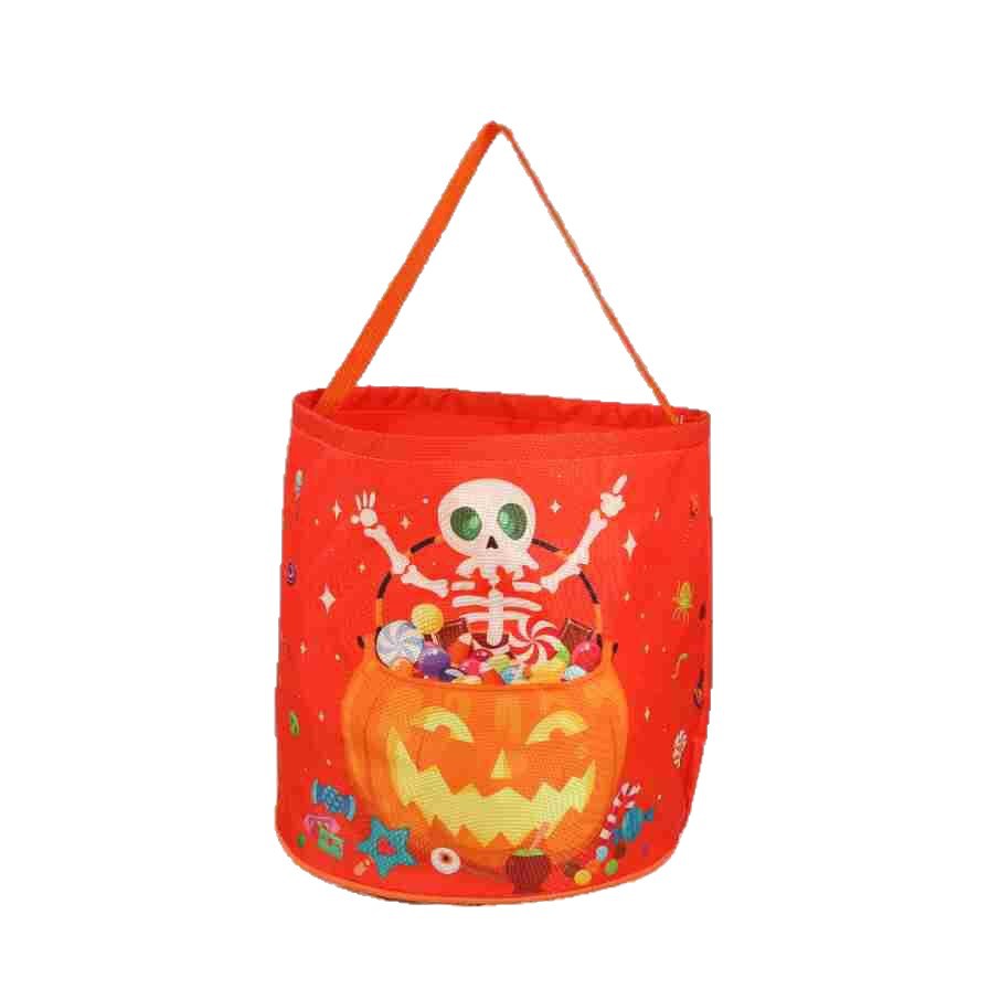 Halloween Pumpkin Candy Tote Bag - Non-woven fabric
