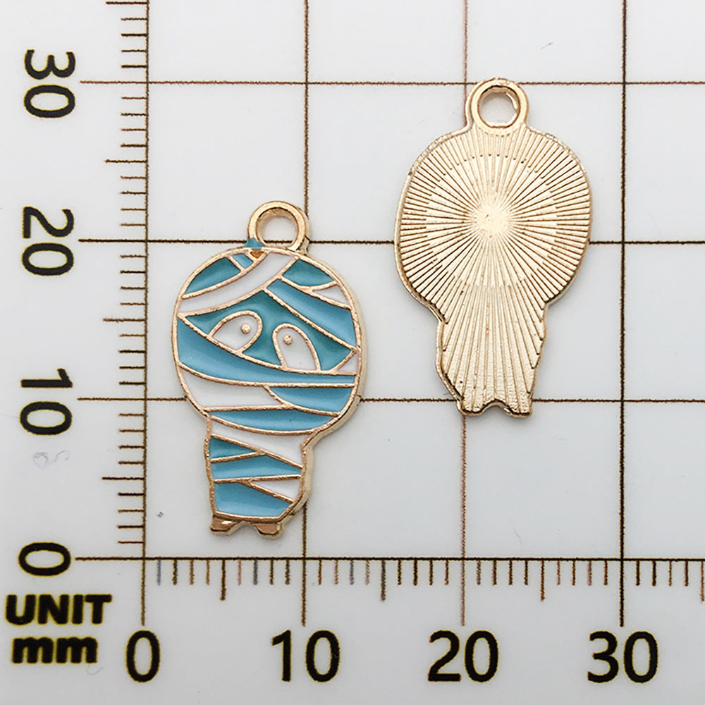 Halloween Enamel Jewelry Pendants - Alloy DIY Charms