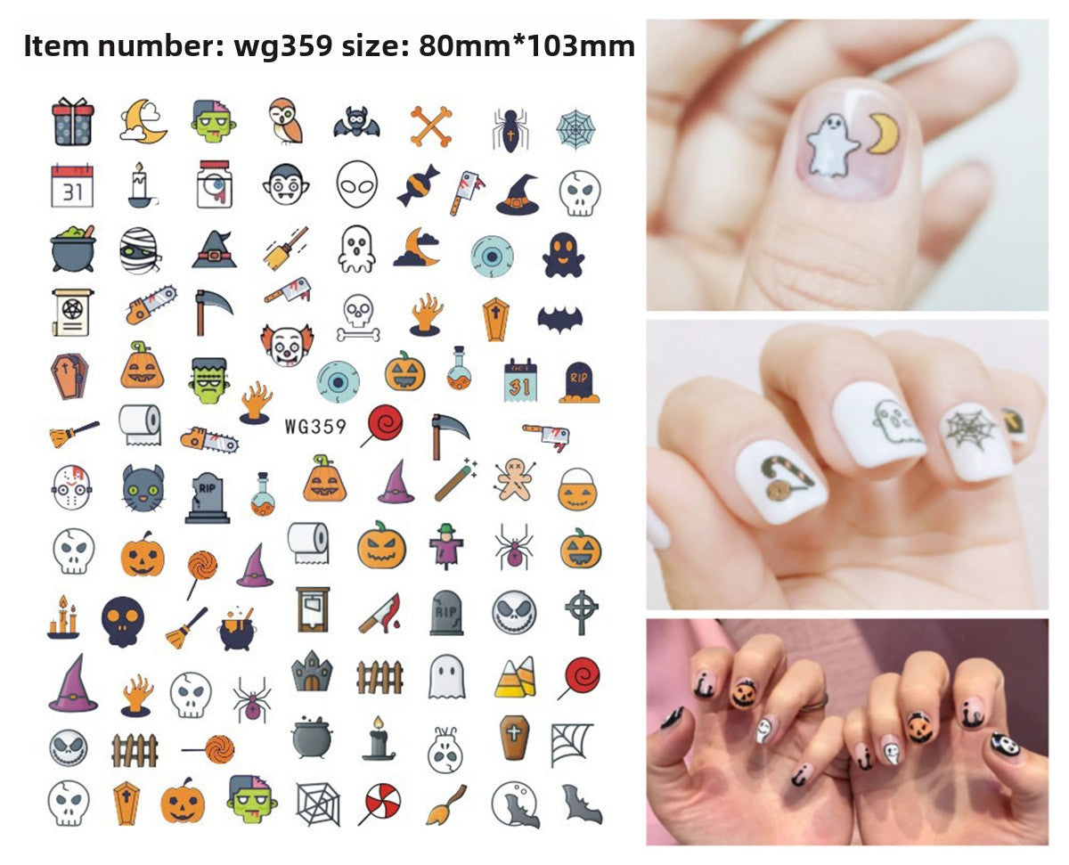Halloween Nail Stickers - Vinyl