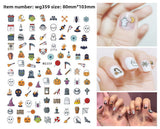 Halloween Nail Stickers - Vinyl