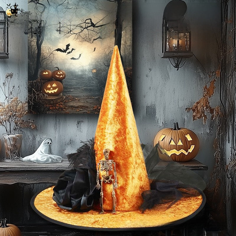 Halloween Witch Costume Hat - Polyester