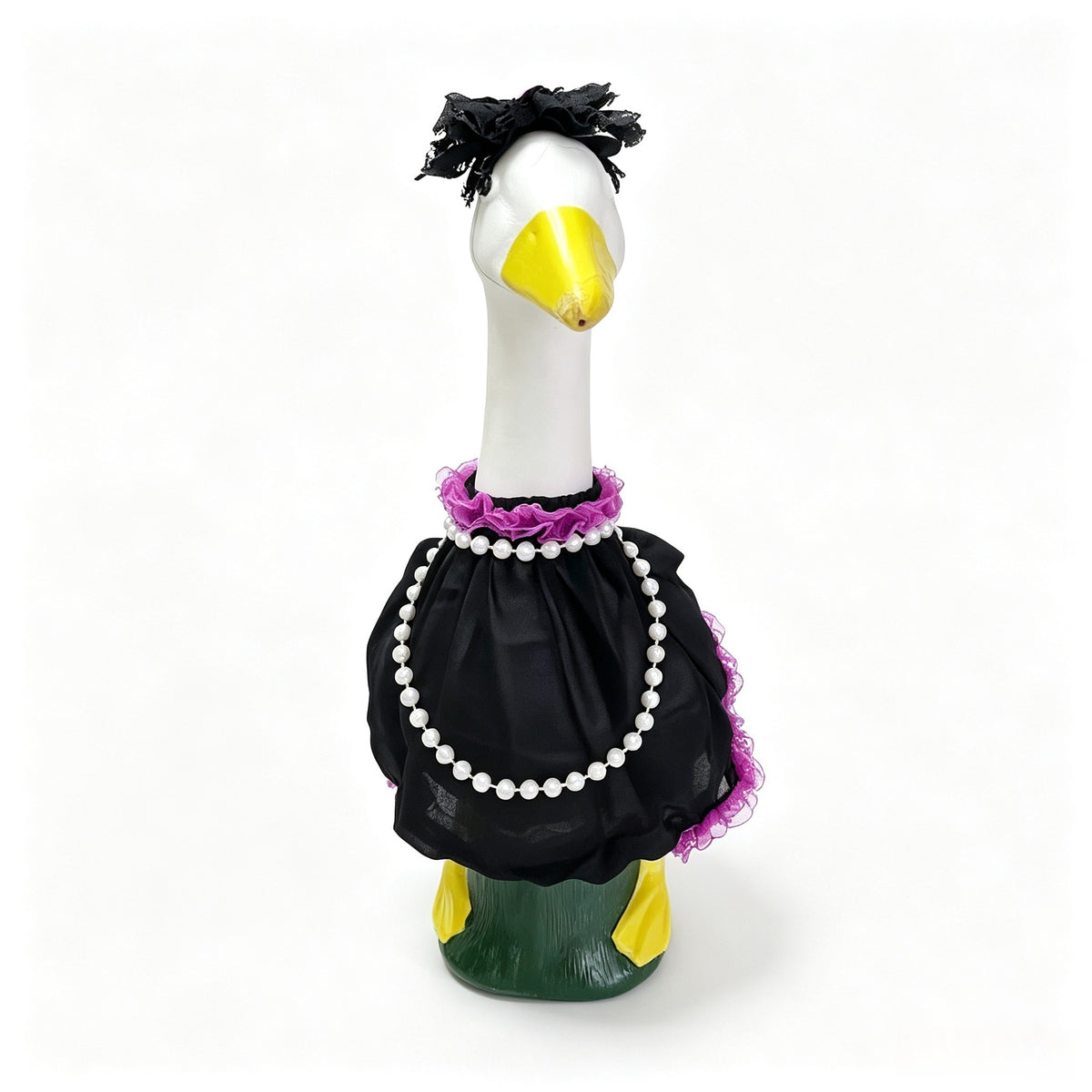 Halloween Porch Goose Costume - Black and Purple - Cloth