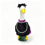 Halloween Porch Goose Costume - Black and Purple - Cloth