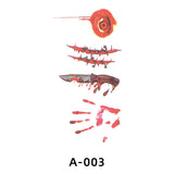 Halloween Fake Scar Tattoo Stickers