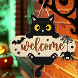 Halloween Boxwood Door Decoration
