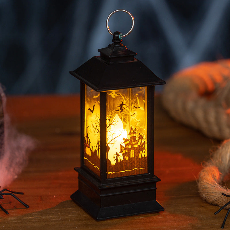 Halloween Glowing Wind Lantern - Plastic