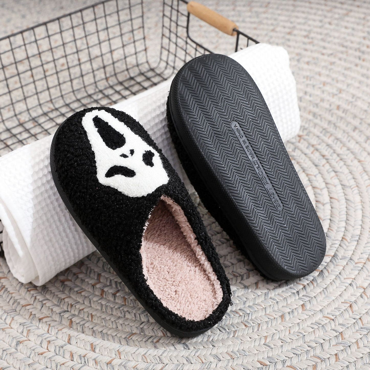 Halloween Novelty Plush Slippers