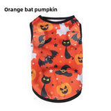 Halloween Pet Vest Pumpkin Print - Polyester
