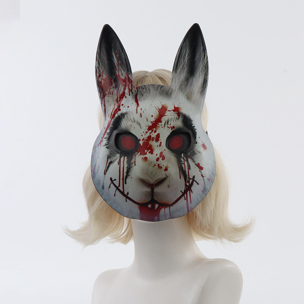 Halloween Rabbit Face Mask - Plastic