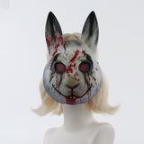 Halloween Rabbit Face Mask - Plastic