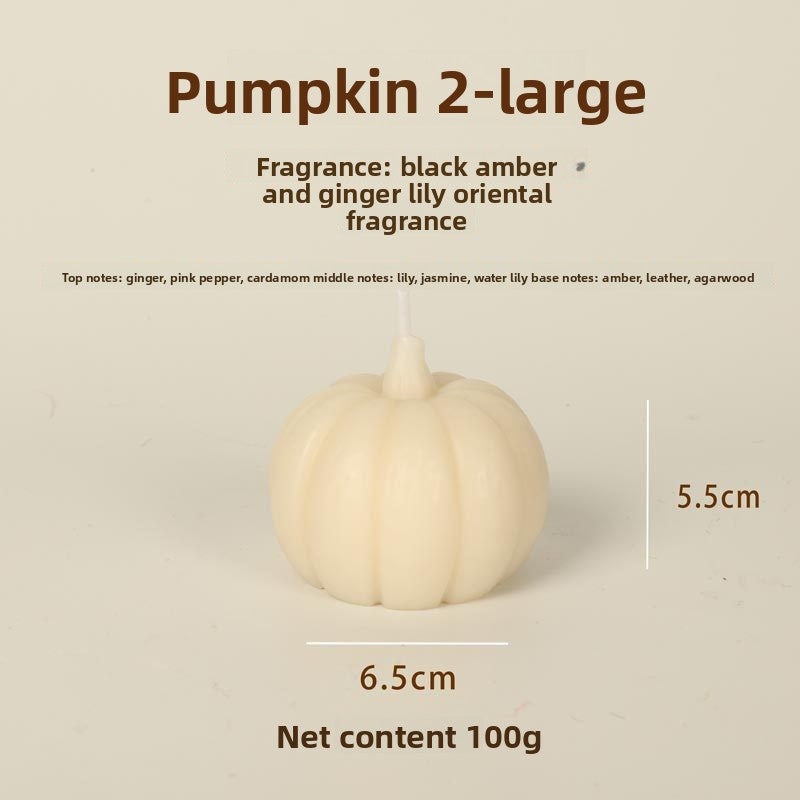 Halloween Pumpkin-Shaped Scented Candles