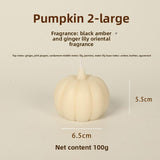 Halloween Pumpkin-Shaped Scented Candles