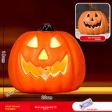 Halloween Light-Up Pumpkin Lantern - Plastic