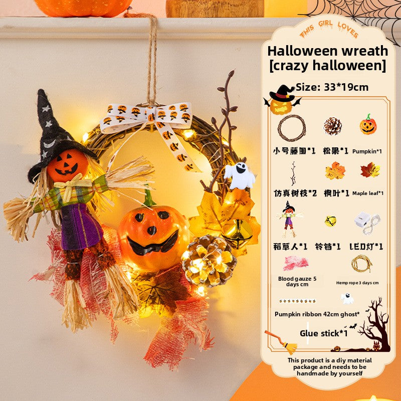 Halloween Wreath - Wood