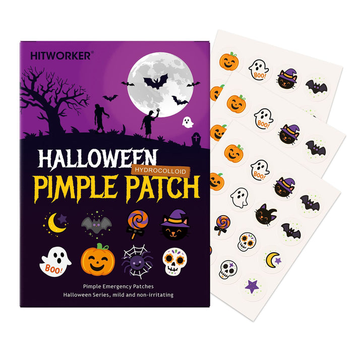Halloween Makeup Pimple Stickers