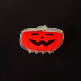 Halloween Pumpkin Ghost Hair Clip - PVC