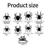Halloween LED Bat and Spider Decorations - PVC
