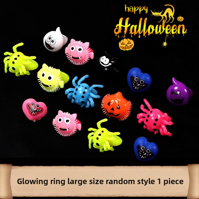Halloween Light-Up Pumpkin Ring