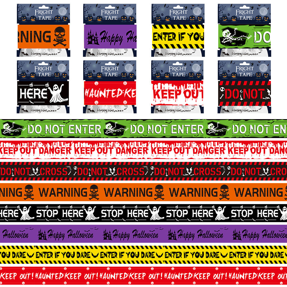 Halloween Warning Tape Decoration