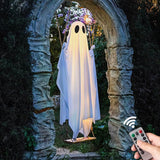 Halloween Large Glowing Swing Ghost Decoration