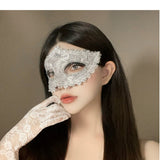 Halloween Anime Half-Face Mask - Plastic