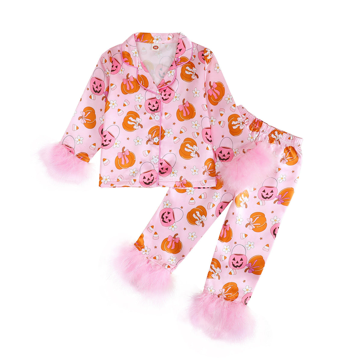 Girls' Halloween Pajama Set