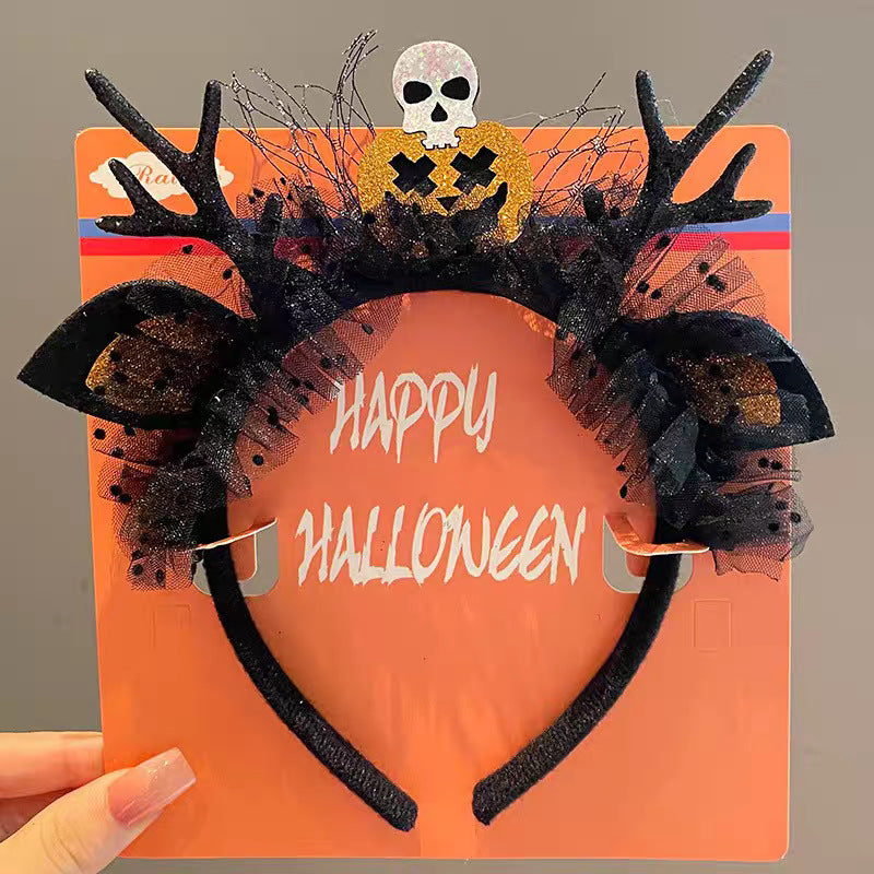 Halloween Pumpkin Headband and Hair Accessories