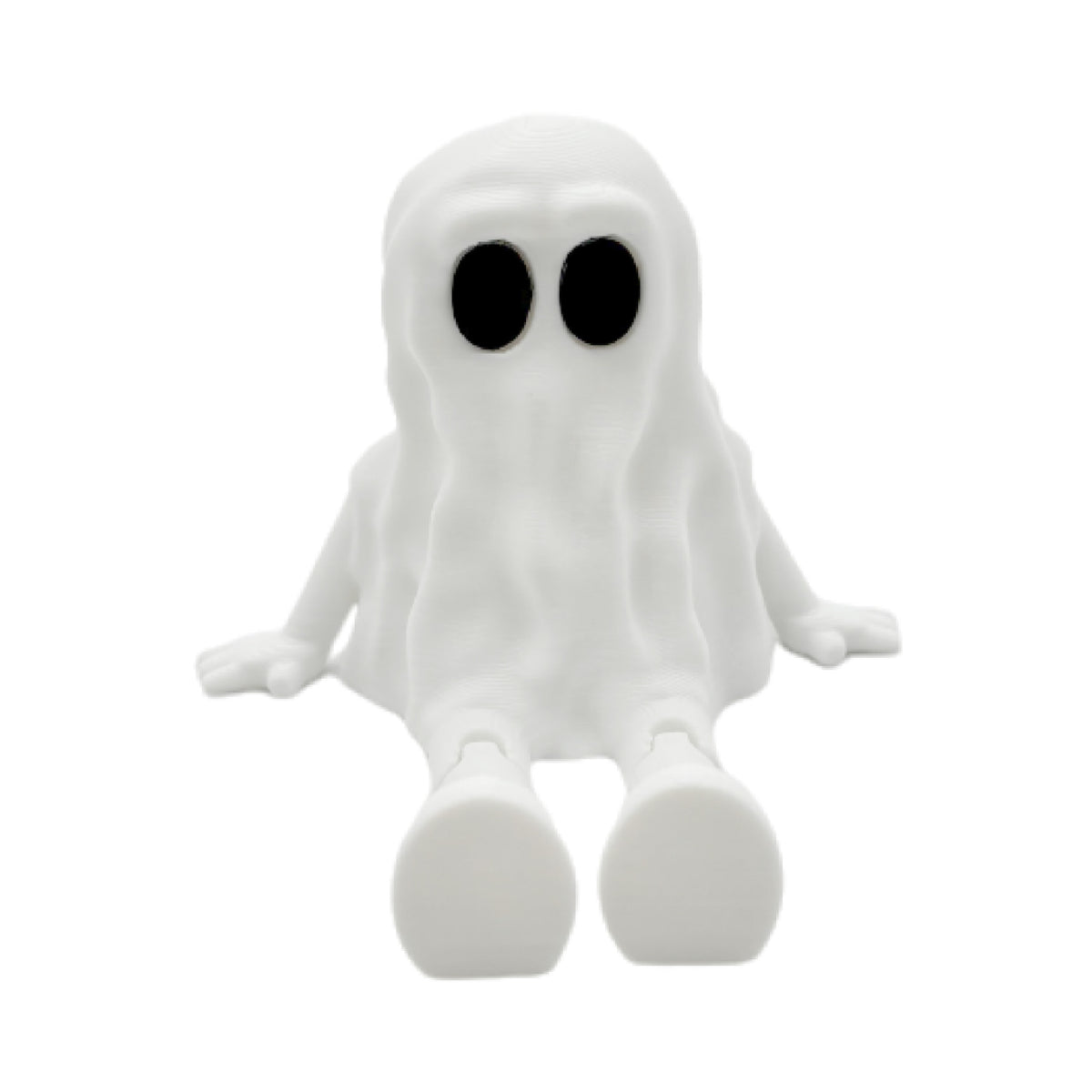 Halloween 3D Printed Articulated Ghost Figure - Plastic