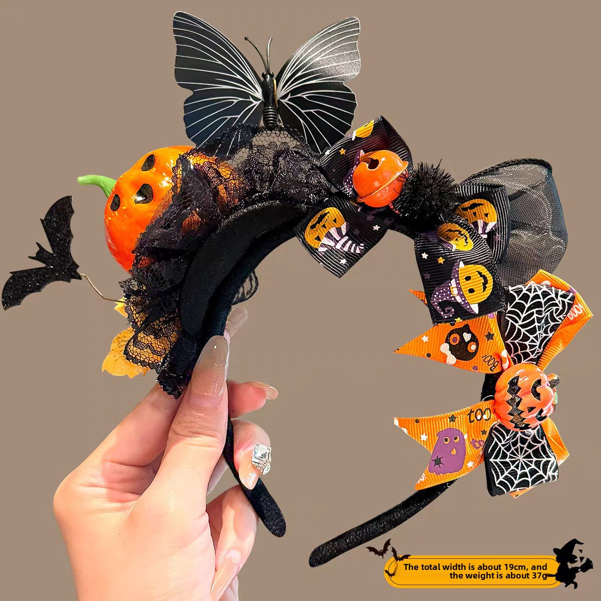 Halloween Pumpkin Headband and Hair Accessories