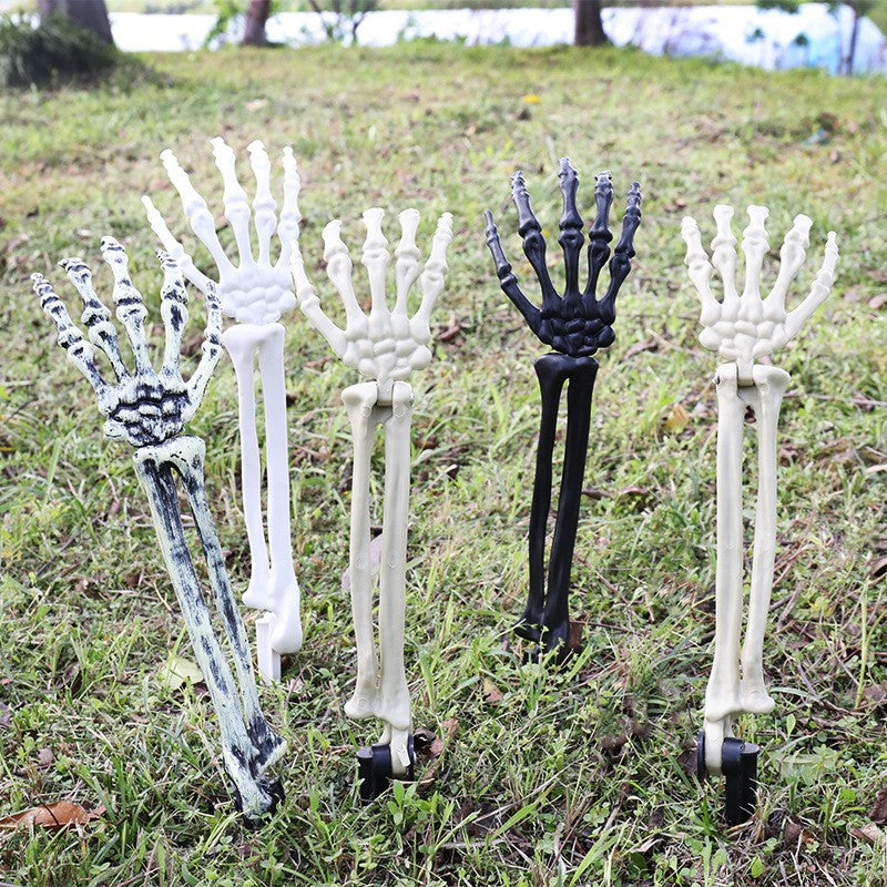 Halloween Ghost Hand Yard Stake - Plastic
