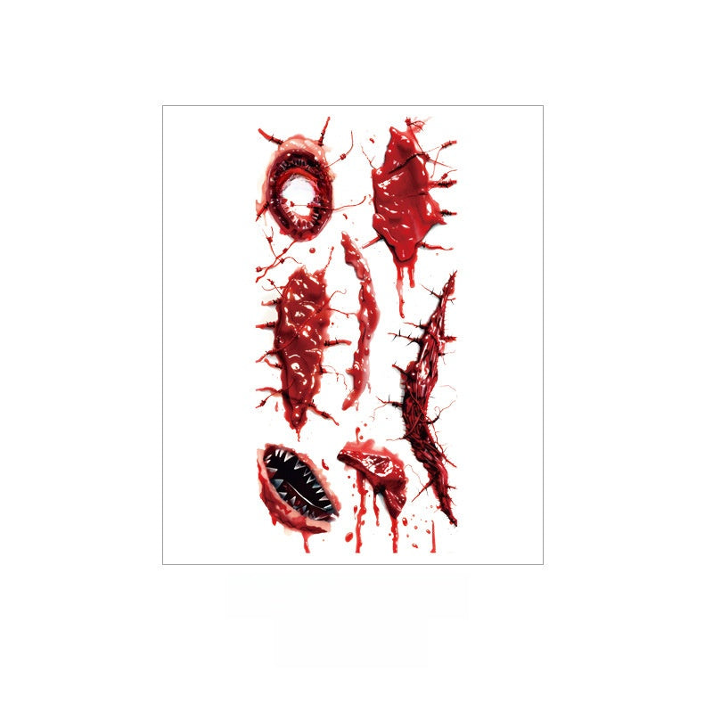Halloween Scar Tattoo Stickers