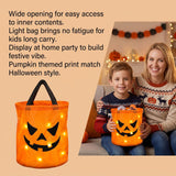 Halloween LED Pumpkin Candy Bucket