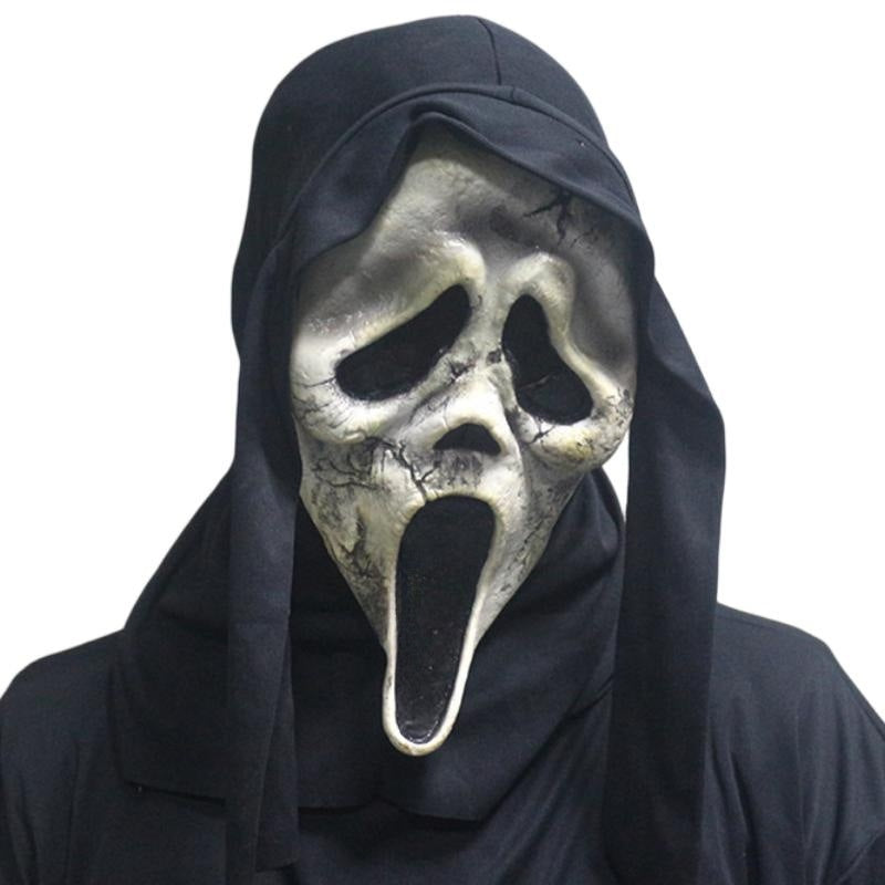 Halloween Latex and Fabric Ghost Mask